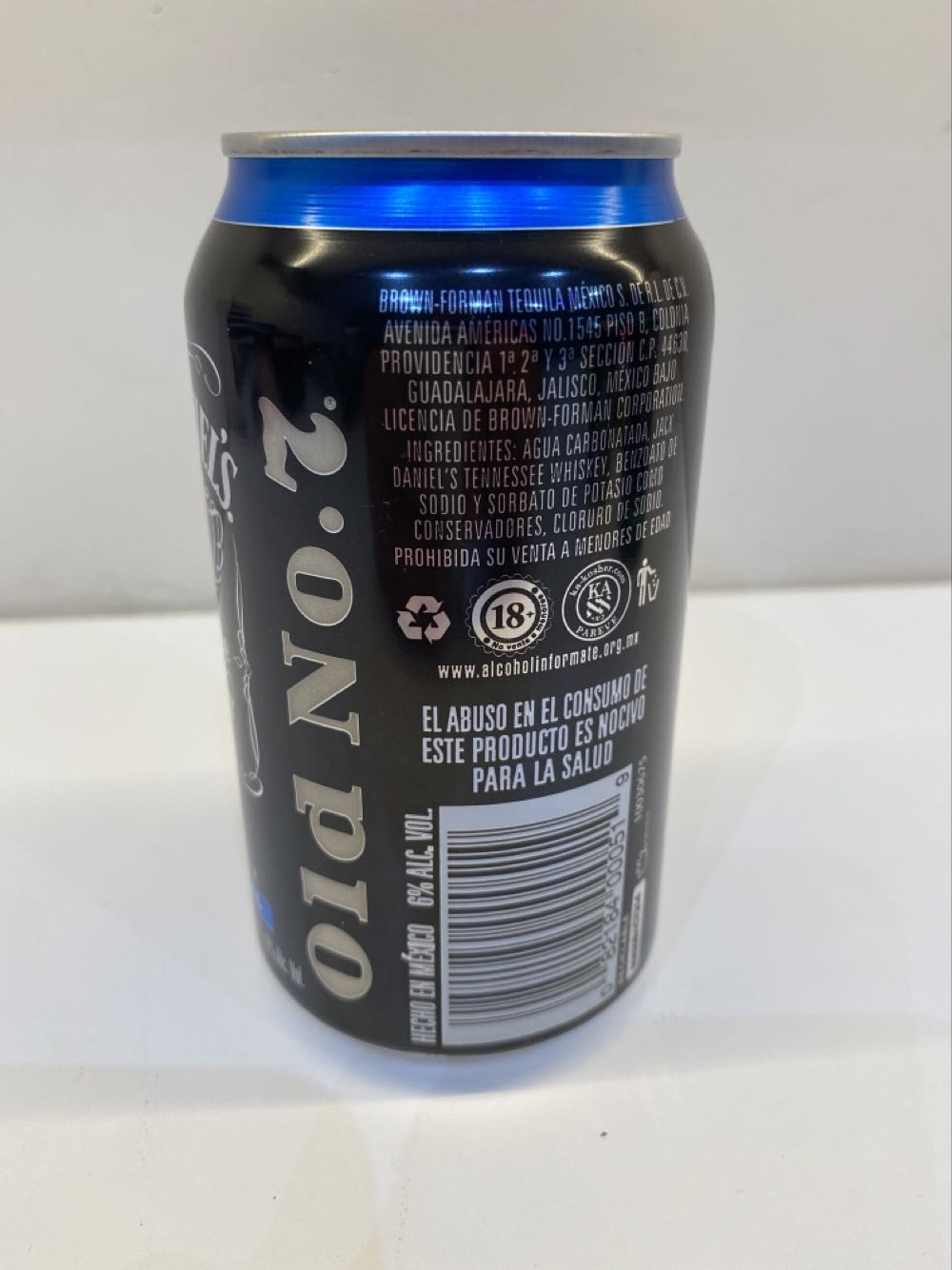 Soft Drink Agua Mineral Mexico - Jack Daniel’s Distillery, Lynchburg, TN (350 mL) alcohol collectible [Barcode 082184000519] - Main Image 2