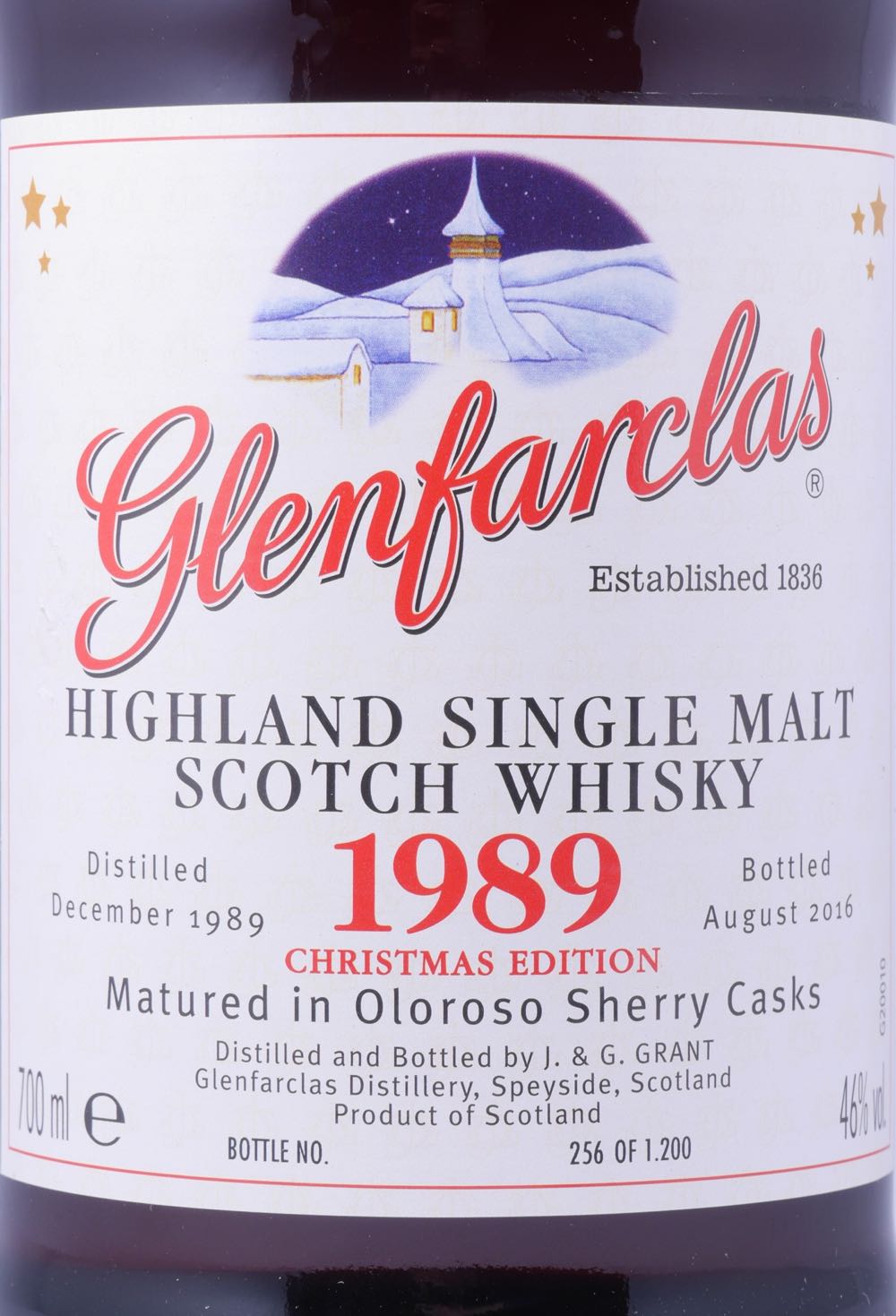 Glenfarclas 26 Years Christmas Edition Oloroso - J&g Grant Glenfarclas Destillery alcohol collectible [Barcode 5018066160212] - Main Image 2
