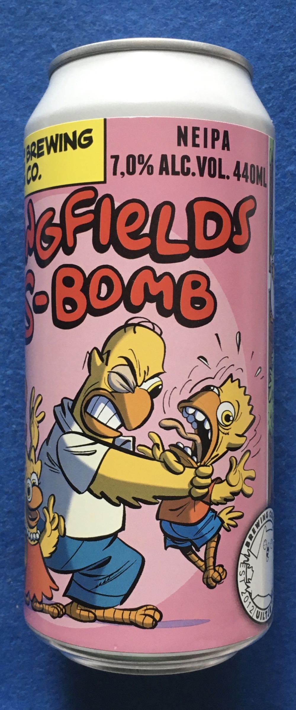 Springfields S-bomb - Uiltje Brewing Company (440 mL) alcohol collectible [Barcode 8719325540611] - Main Image 2
