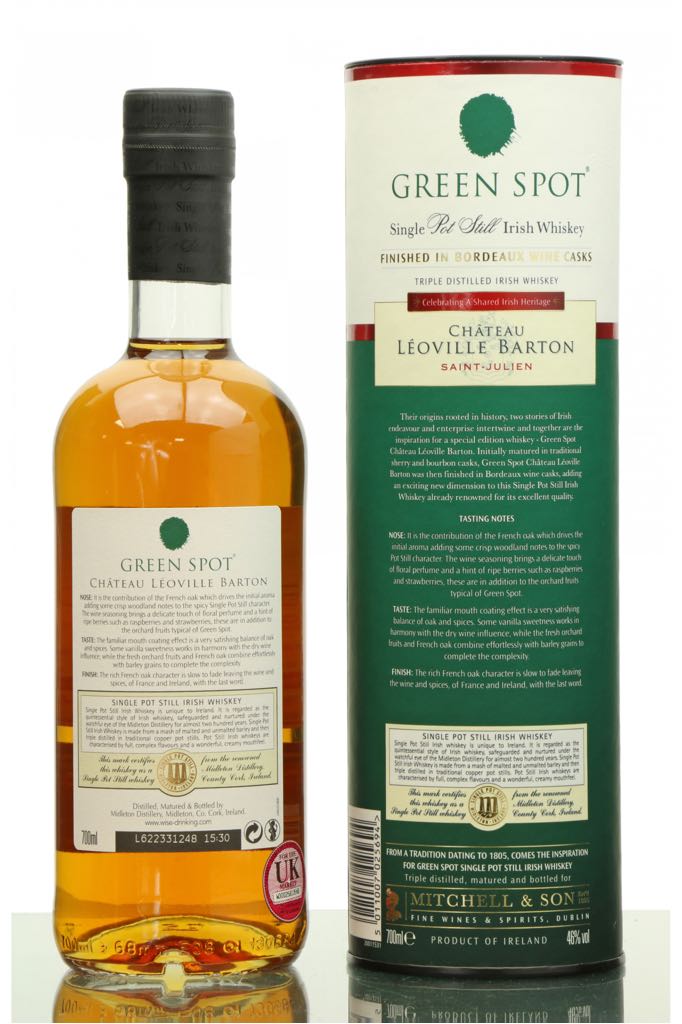Green Spot Leoville Barton - Mitchell And Sons (750mL) alcohol collectible [Barcode 080432110171] - Main Image 2