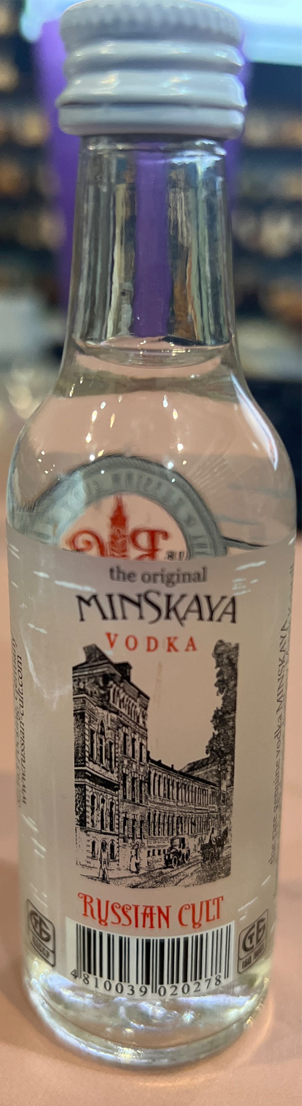 Minskaya Kristall  (50 mL) alcohol collectible - Main Image 2
