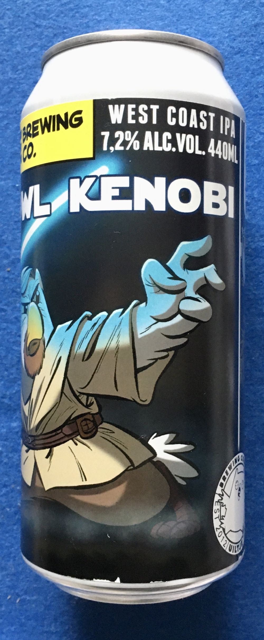 Obi Owl Kenobi - Uiltje Brewing Company (440 mL) alcohol collectible [Barcode 8719325540802] - Main Image 2