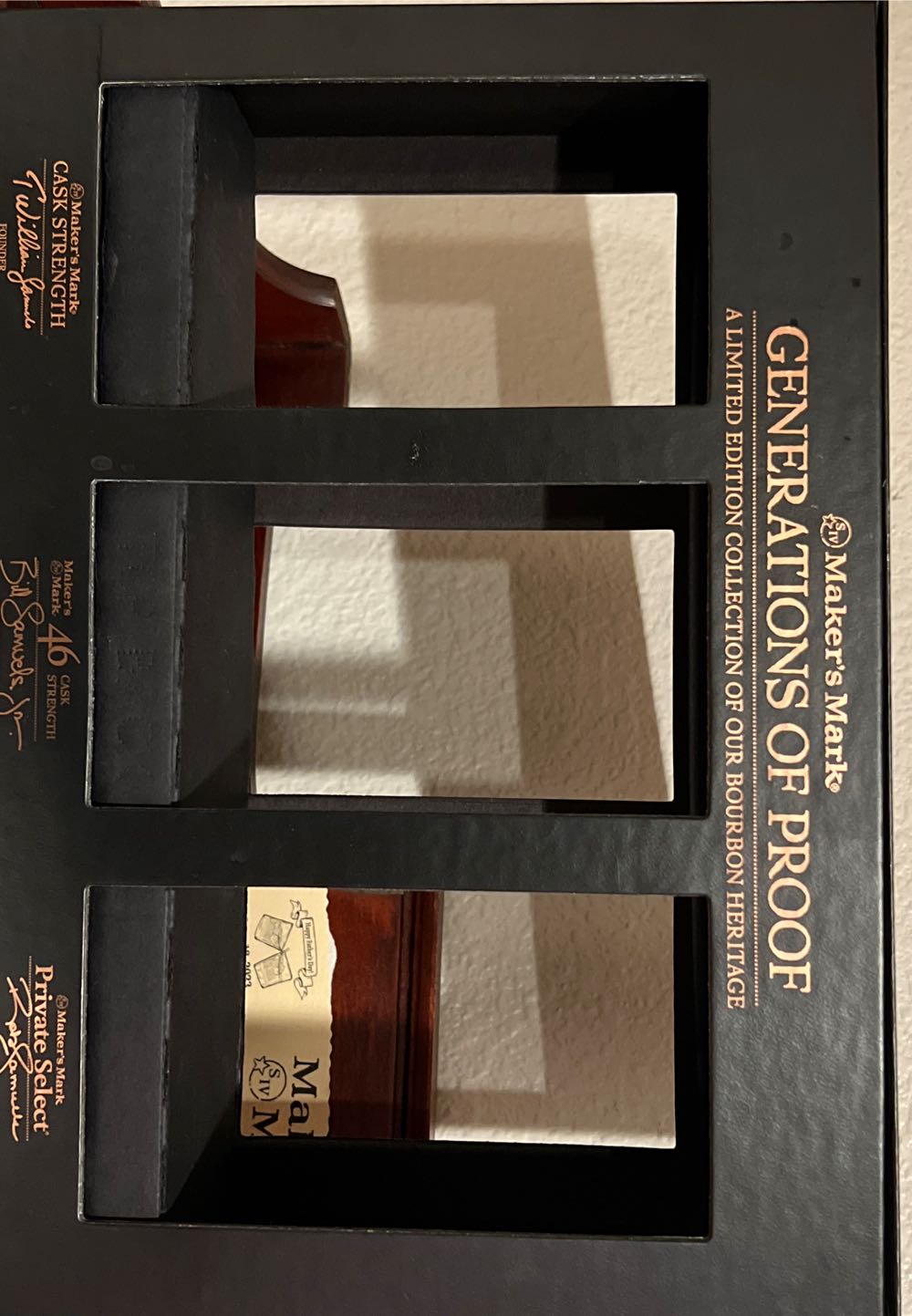 Maker’s Mark 46 Cask Strength - The Maker’s Mark Distillery, Inc. (375 mL) alcohol collectible [Barcode 085246501047] - Main Image 3