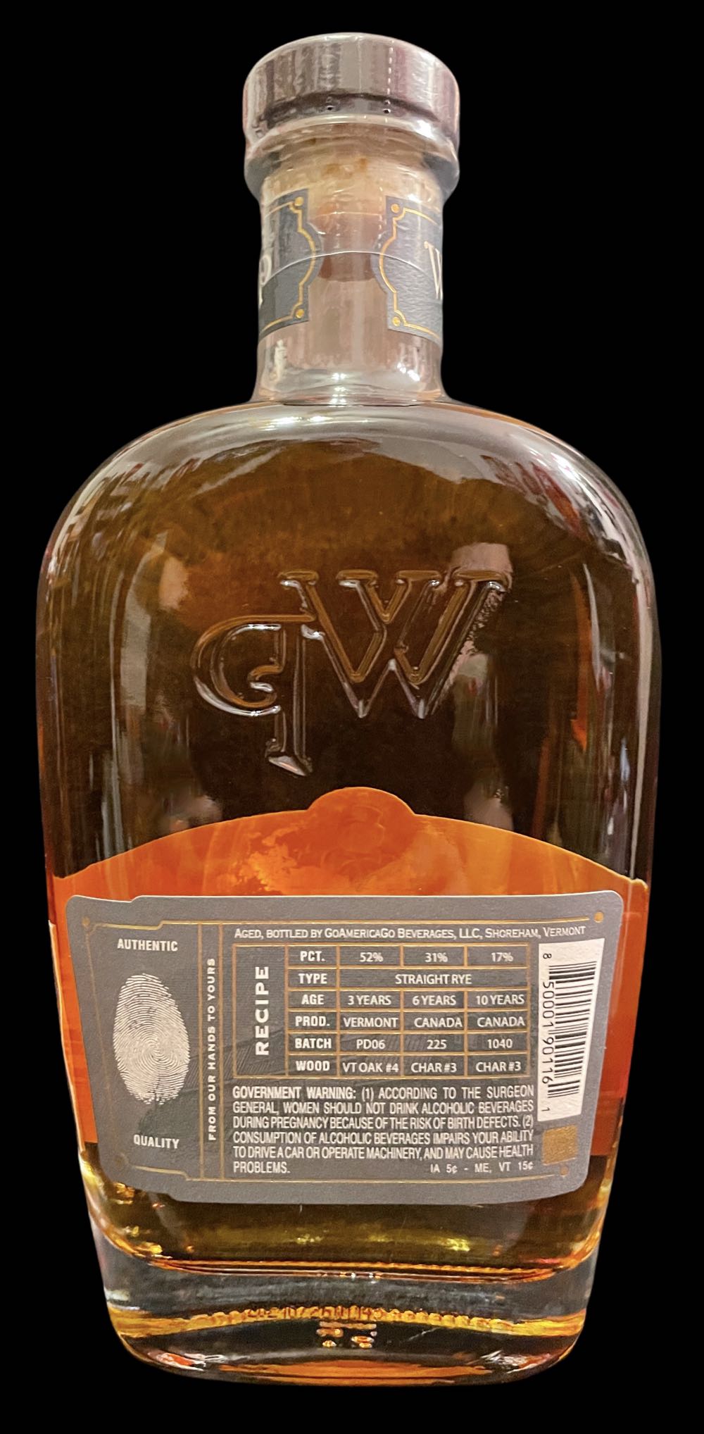 Whistlepig Farmstock Rye - WhistlePig Farm, Shoreham, VT (750 mL) alcohol collectible [Barcode 850001901161] - Main Image 2