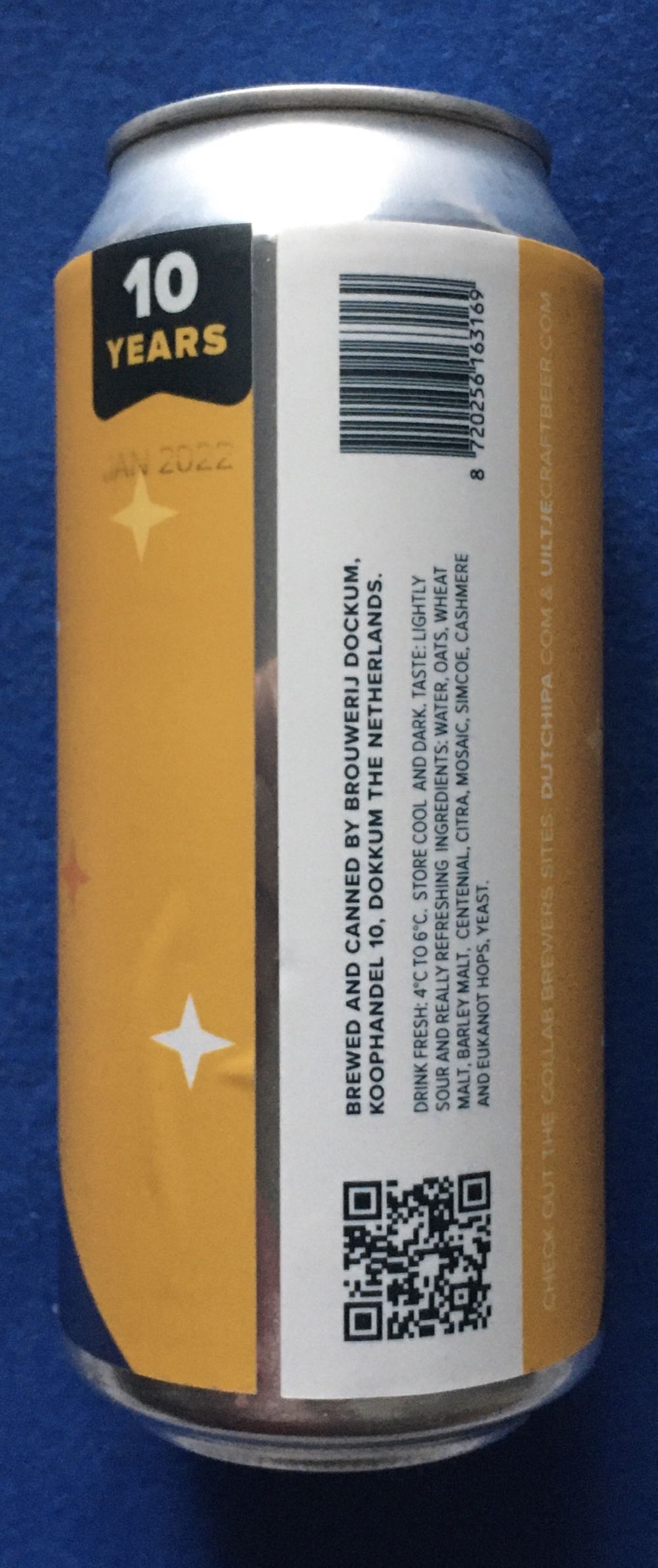 I Remember My First Check-in - Brouwerij Dockum (440 mL) alcohol collectible [Barcode 8720256163169] - Main Image 3