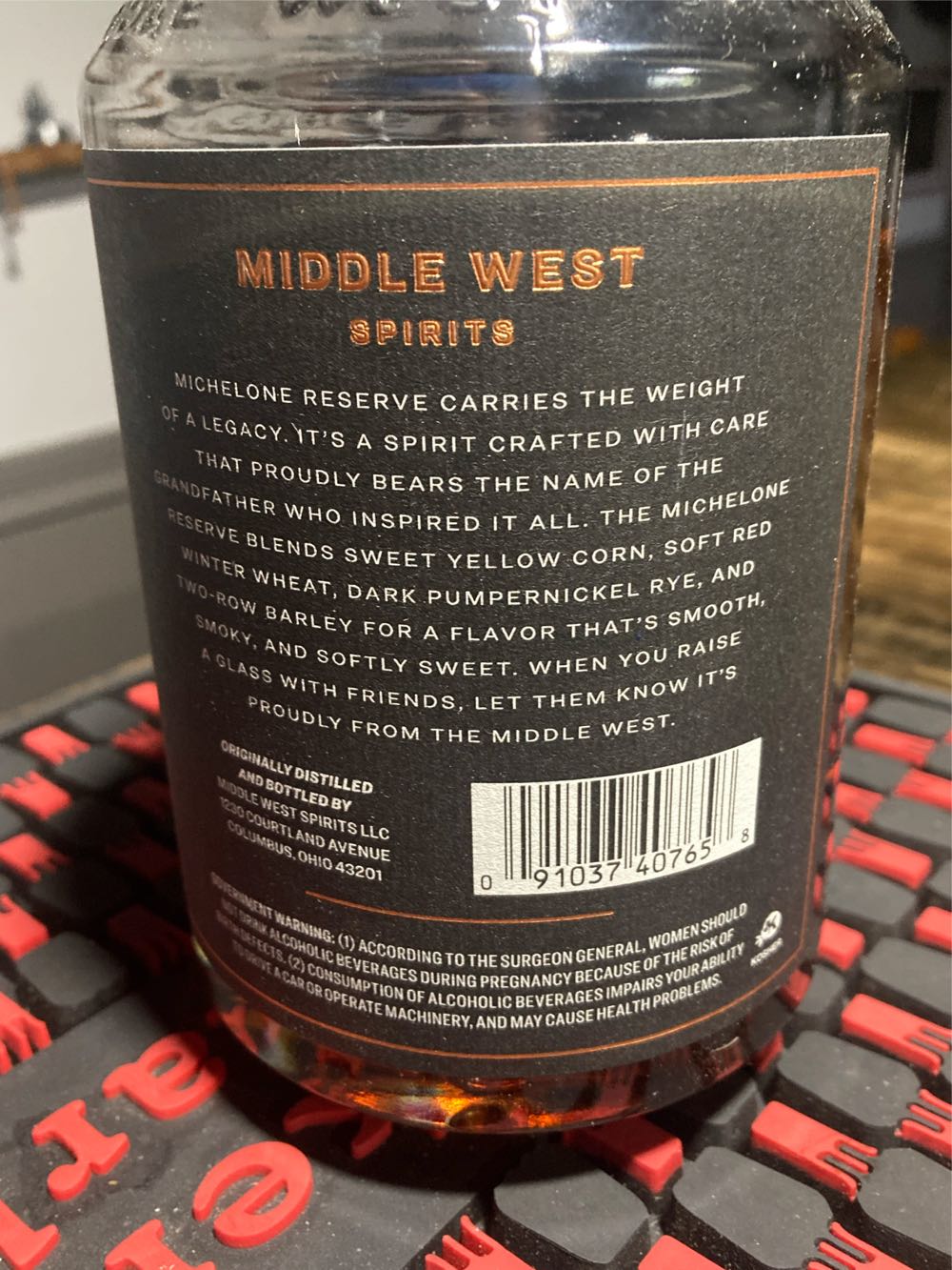 Middle West Spirits Straight Wheated Bourbon Whiskey - Middle West Spirits (750 mL) alcohol collectible [Barcode 091037407658] - Main Image 2