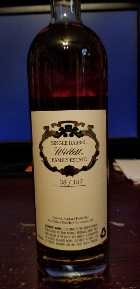 Willett Family Estate Single Barrel Rye - Willett Distillery (750 mL) alcohol collectible - Main Image 2