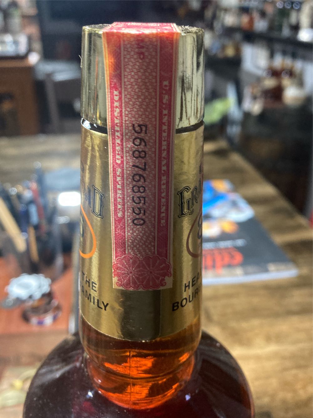 Old Grand Dad - Old Grand-Dad Distillery Company (750 mL) alcohol collectible - Main Image 4