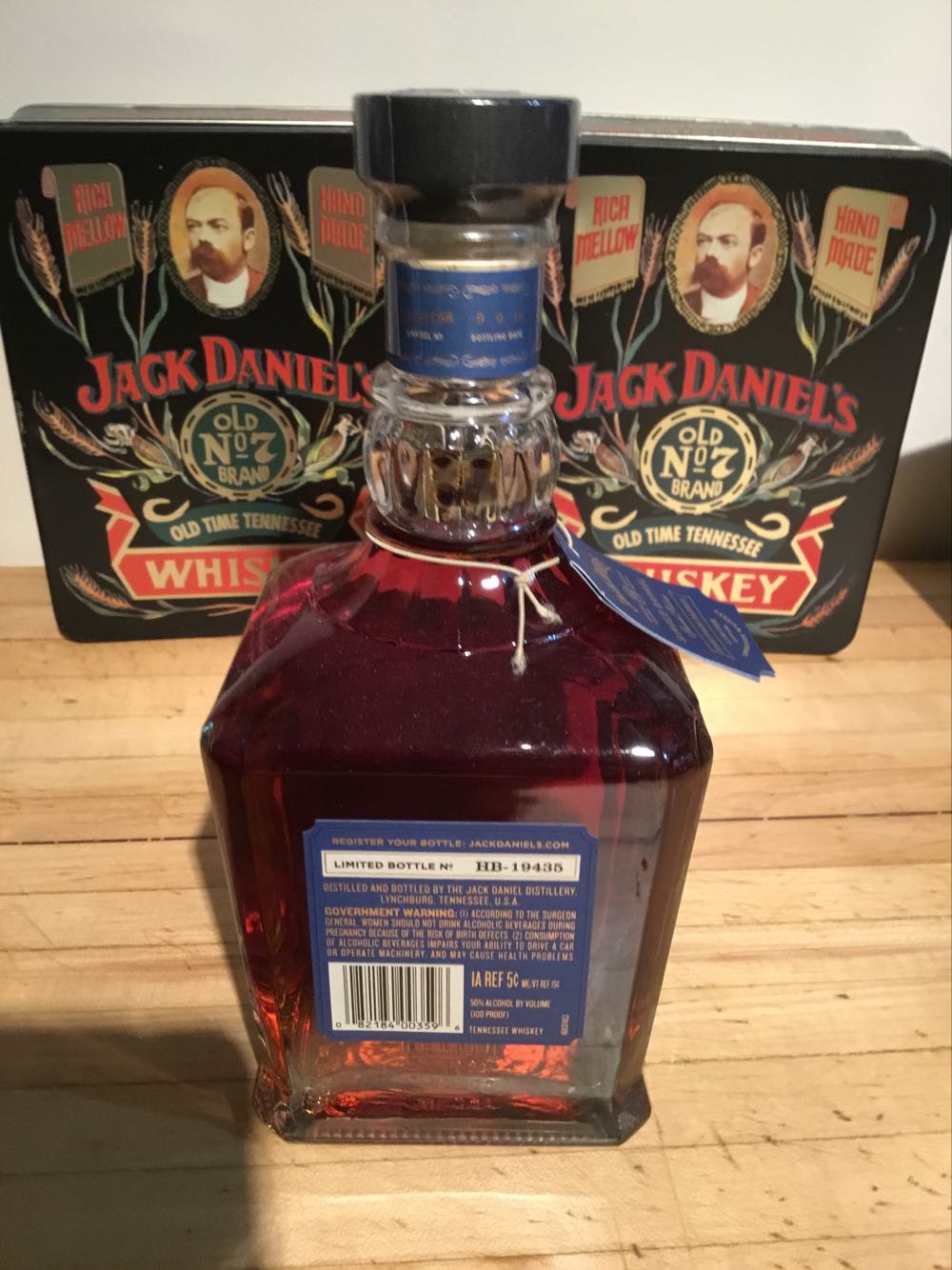 Heritage Single Barrel 9-9-19 - Jack Daniel Distillery (750 mL) alcohol collectible - Main Image 2