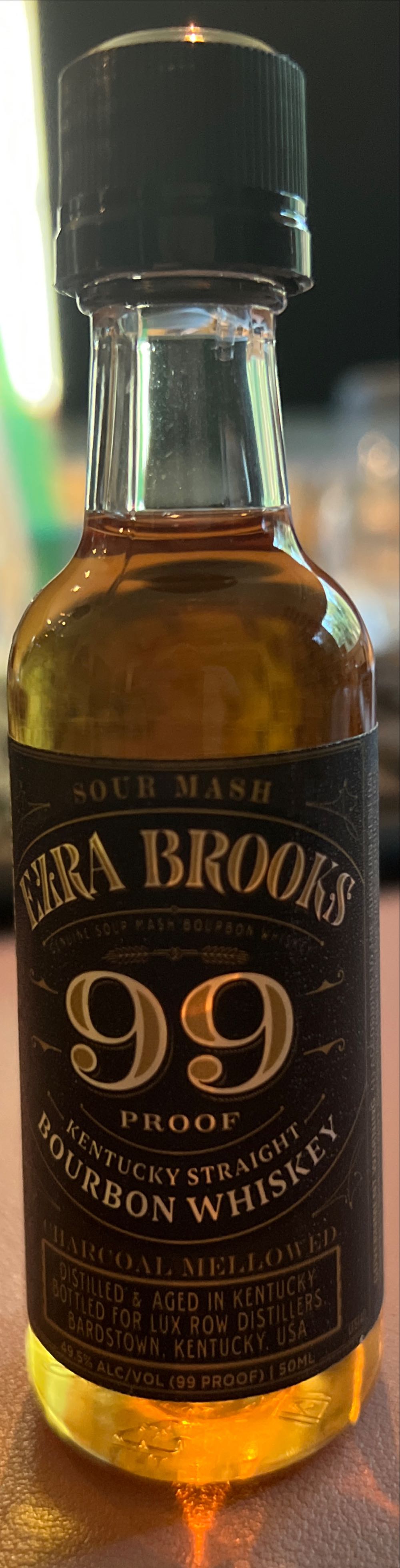 Ezra Brooks 99 Proof - Lux Row Distillers (750mL) alcohol collectible [Barcode 088352135427] - Main Image 2