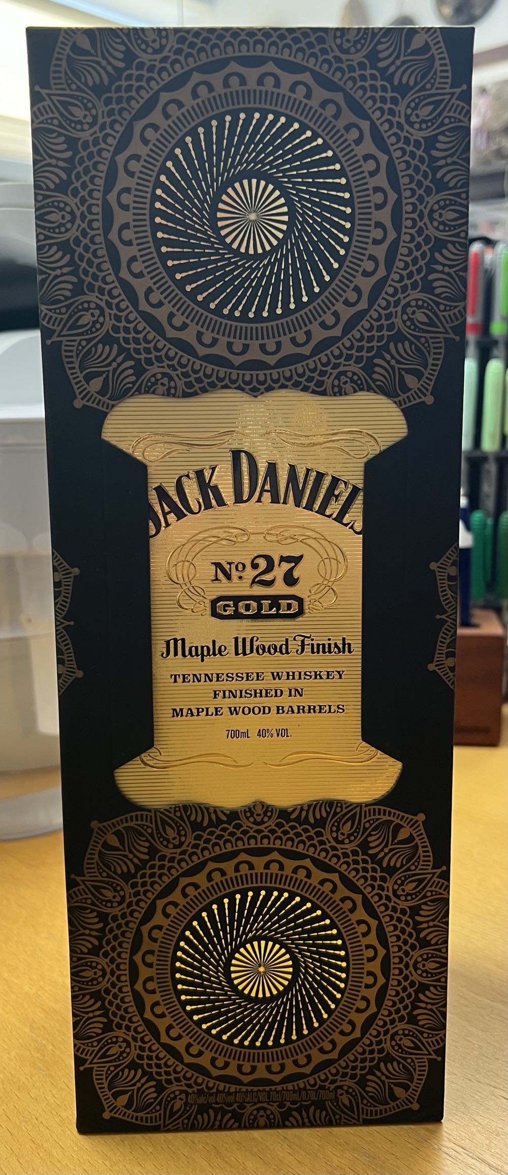 Gold 27 Happy Diwali - Jack Daniel Distillery (700 mL) alcohol collectible [Barcode 5099873217061] - Main Image 3