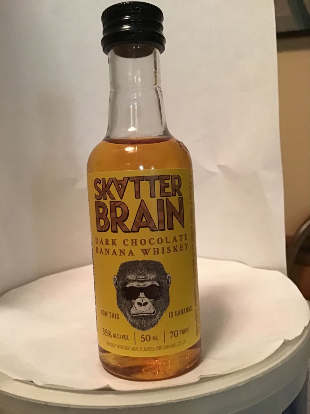 Skatter Brain Peanut Butter - Universal Brands (50 mL) alcohol collectible [Barcode 087116004511] - Main Image 2