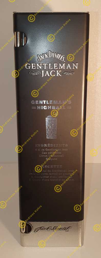 Tin Box mit Metallstrohhalm 5th - Jack Daniels Distillery (700 mL) alcohol collectible [Barcode 5099873215326] - Main Image 3