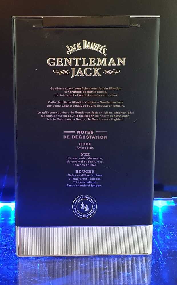 Tin Box mit Metallstrohhalm 5th - Jack Daniels Distillery (700 mL) alcohol collectible [Barcode 5099873215326] - Main Image 4