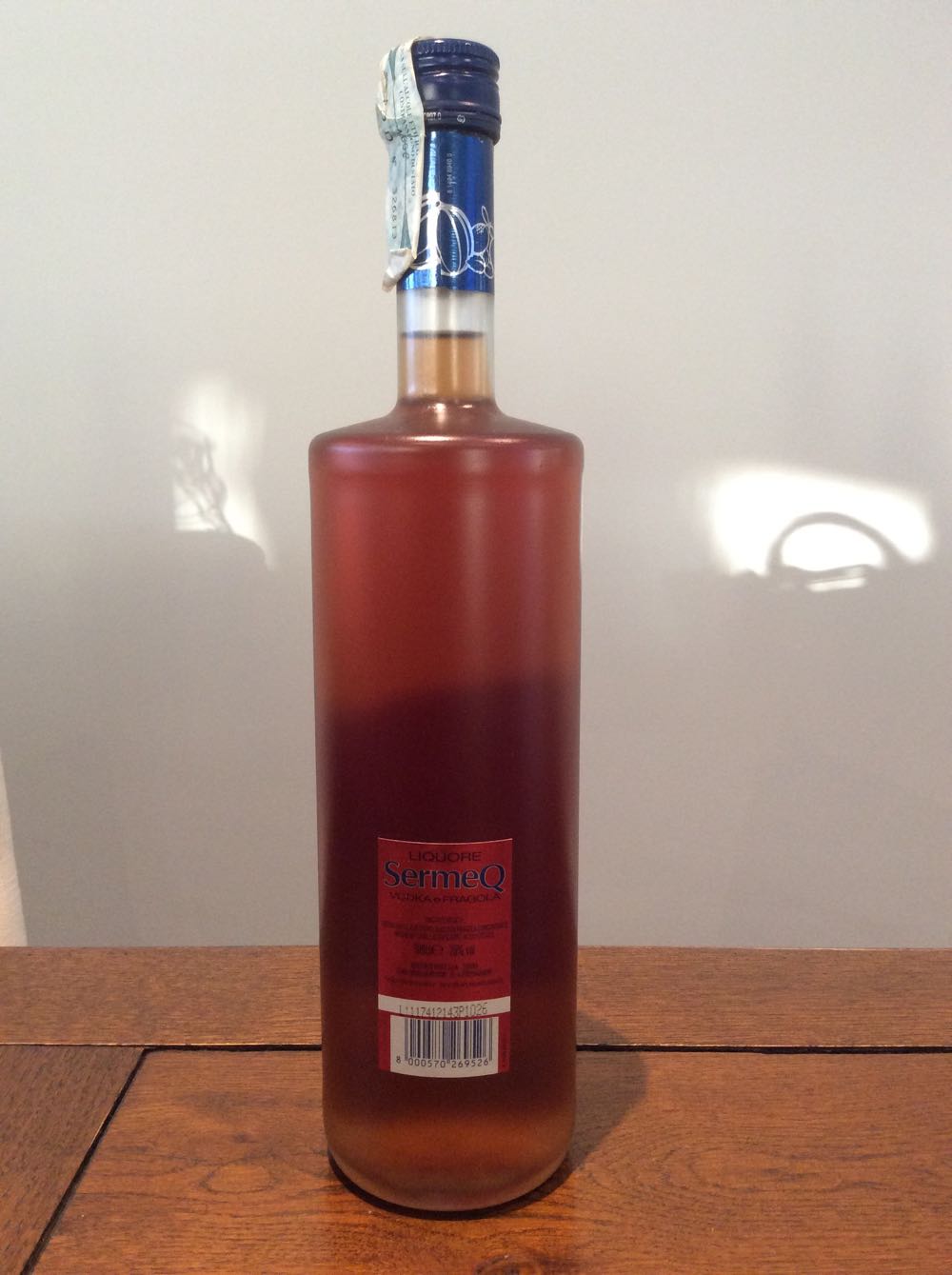 Sermeq Vodka Fragola 1000ml 25% Italy - Martini & Rossi S.P.A. (1000 mL) alcohol collectible [Barcode 8000570269526] - Main Image 2