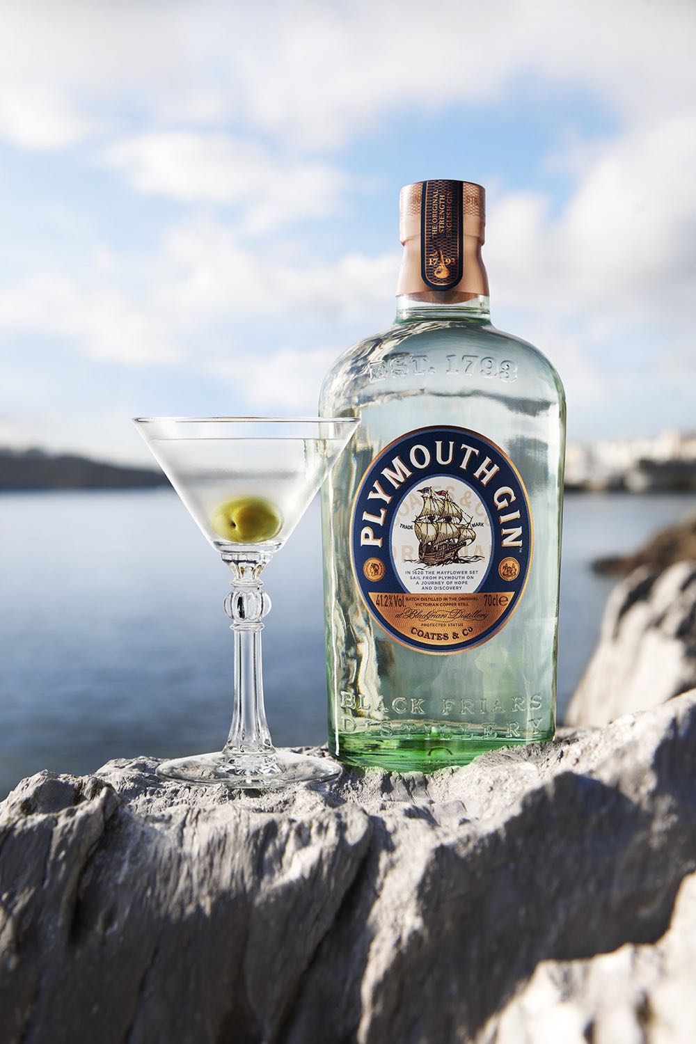 Plymouth Gin - Black Friars Distillery (750mL) alcohol collectible - Main Image 2