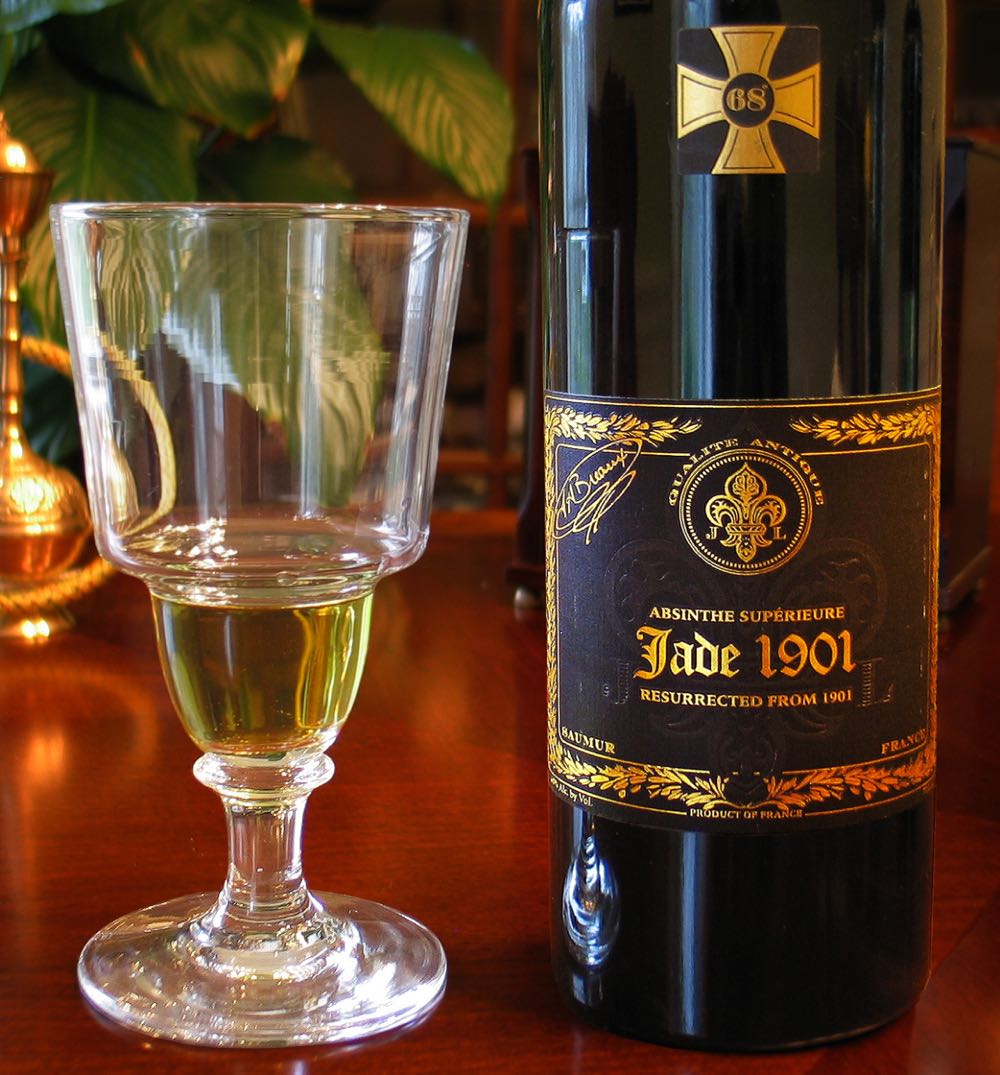 Jade 1901 - T. A. Breaux - Jade Liqueurs LLC (700mL) alcohol collectible - Main Image 2