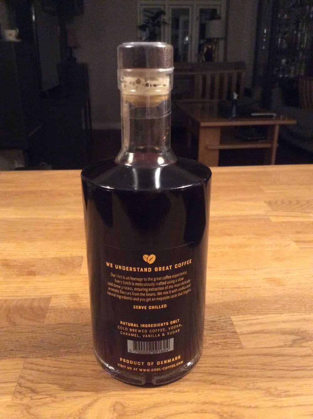 Cool Coffee Original 700ml 19% Denmark - Cool Coffee (700 mL) alcohol collectible [Barcode 5700002091604] - Main Image 2