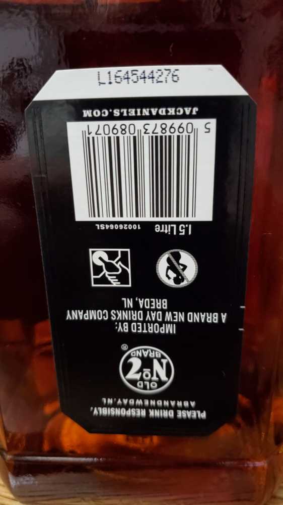 Upside Down Label - Jack Daniel‘s Distillery (1.5 L) alcohol collectible - Main Image 2