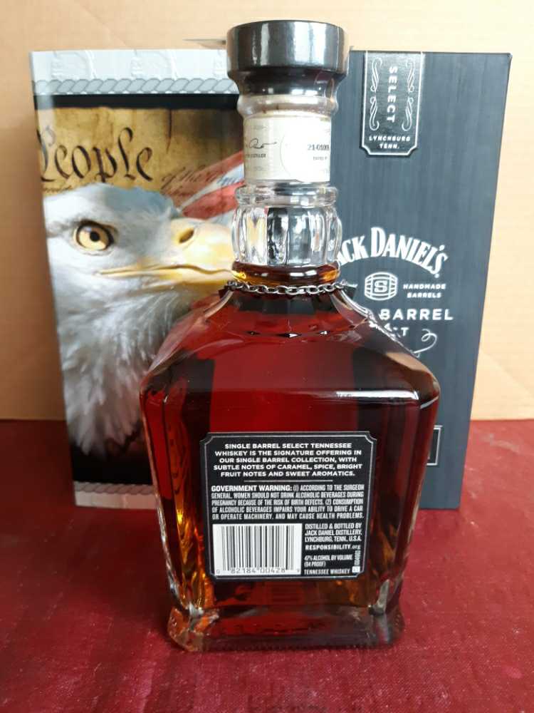 Jack Daniel’s Single Barrel NHSLC Bike Week 100 Anniversary - Jack Daniels’ Distillery (750 mL) alcohol collectible [Barcode 082184004289] - Main Image 3