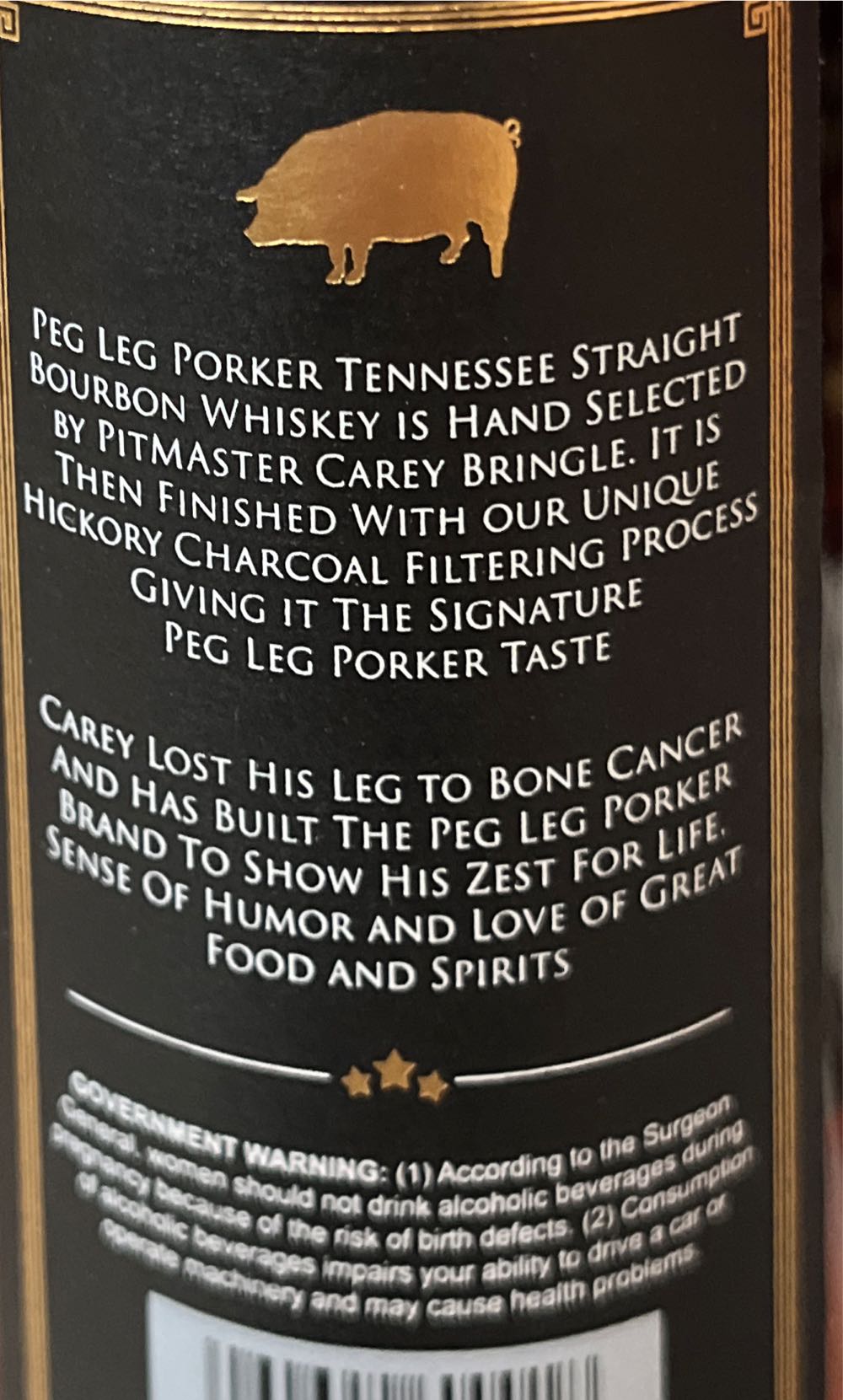 Peg Leg Porker 12 Year Old Limited Edition - Speakeasy Spirits (750 mL) alcohol collectible [Barcode 060692600018] - Main Image 3
