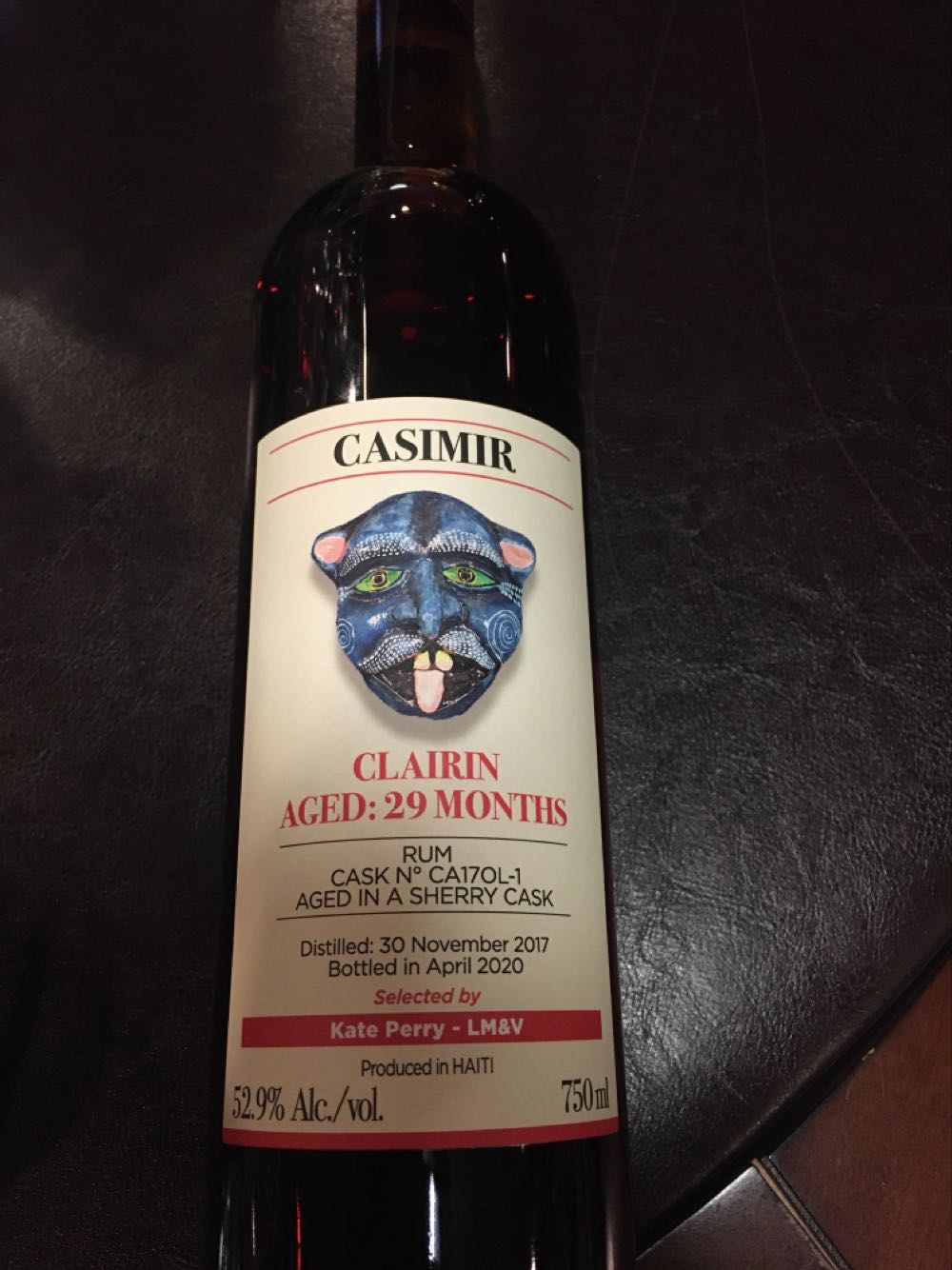 Clairin Ansyen Casmir 29 Months Single Cask - Le Rocher (750 mL) alcohol collectible [Barcode 810852032186] - Main Image 2