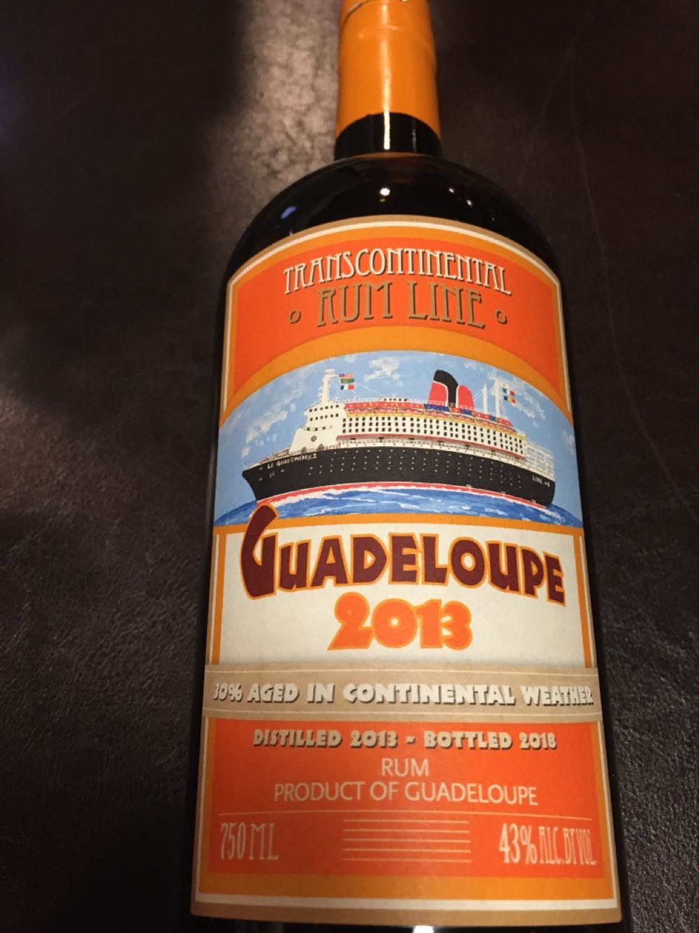 TCRL Guadeloupe 2013  (750 mL) alcohol collectible [Barcode 810852034036] - Main Image 2
