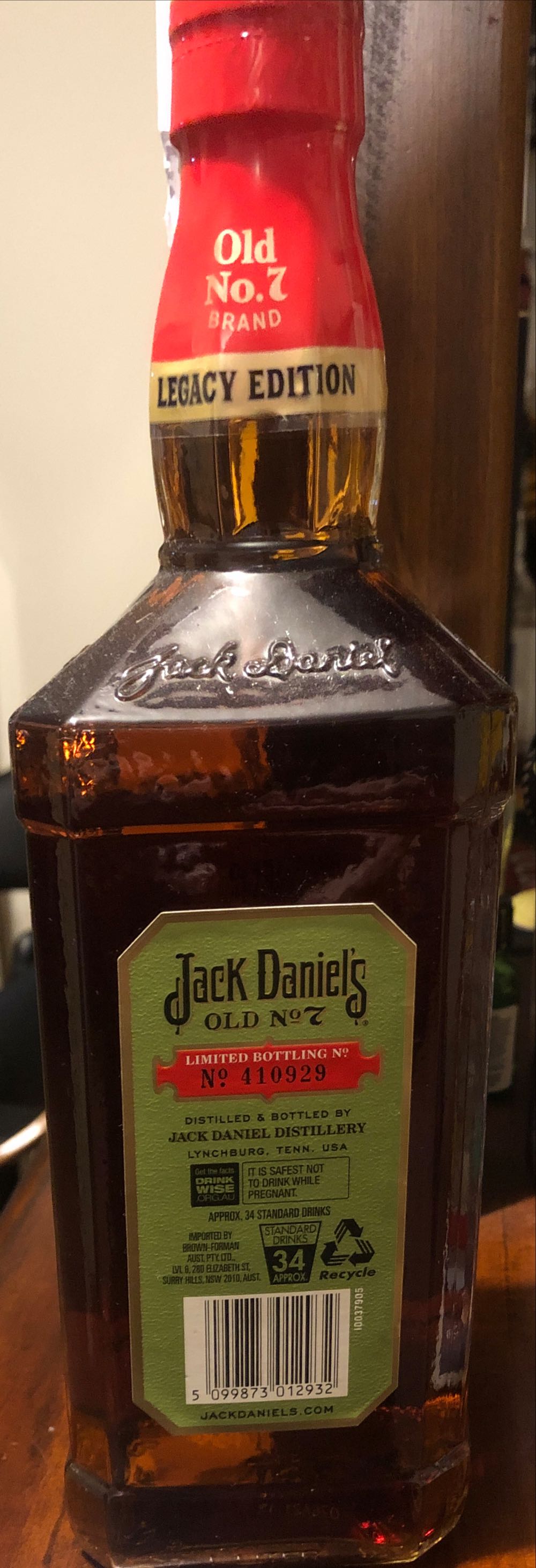 Legacy Edition 1 1ltr - Jack Daniels Distillery (1 L) alcohol collectible [Barcode 5099873012932] - Main Image 4