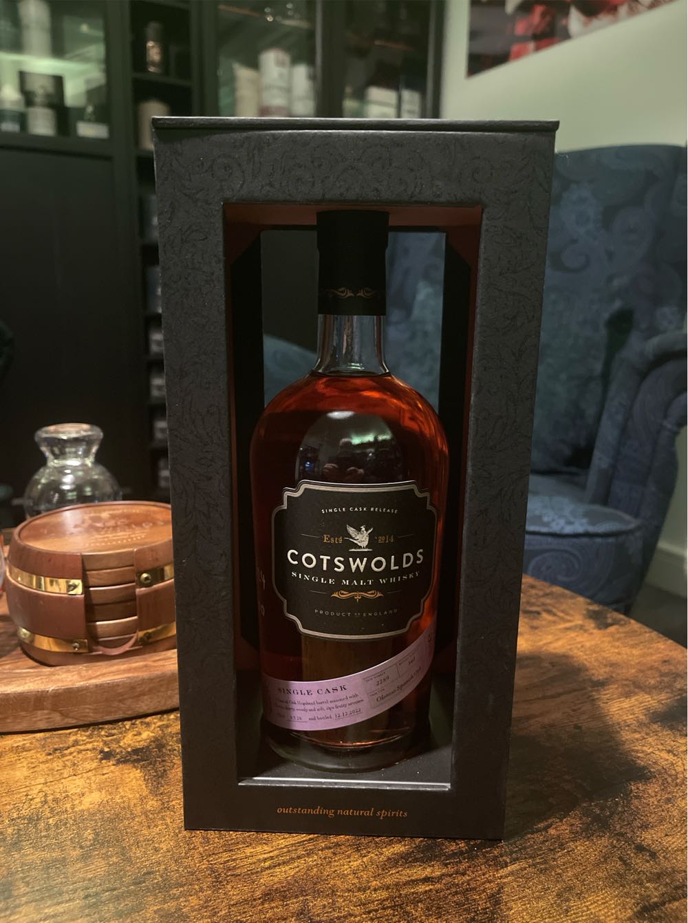 Cotswolds Single Malt Whisky -The ‘Dan’ Single Cask - The Cotswolds Distillery (700 mL) alcohol collectible [Barcode 5060404510241] - Main Image 2