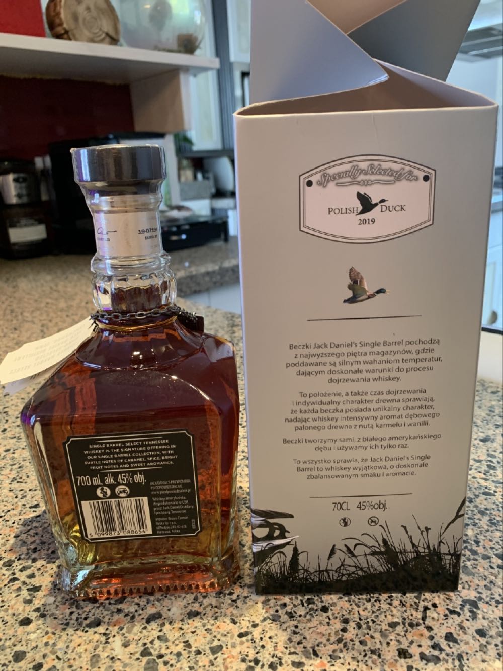 Polish Duck 2019 - Jack Daniel Distillery (700 mL) alcohol collectible - Main Image 3