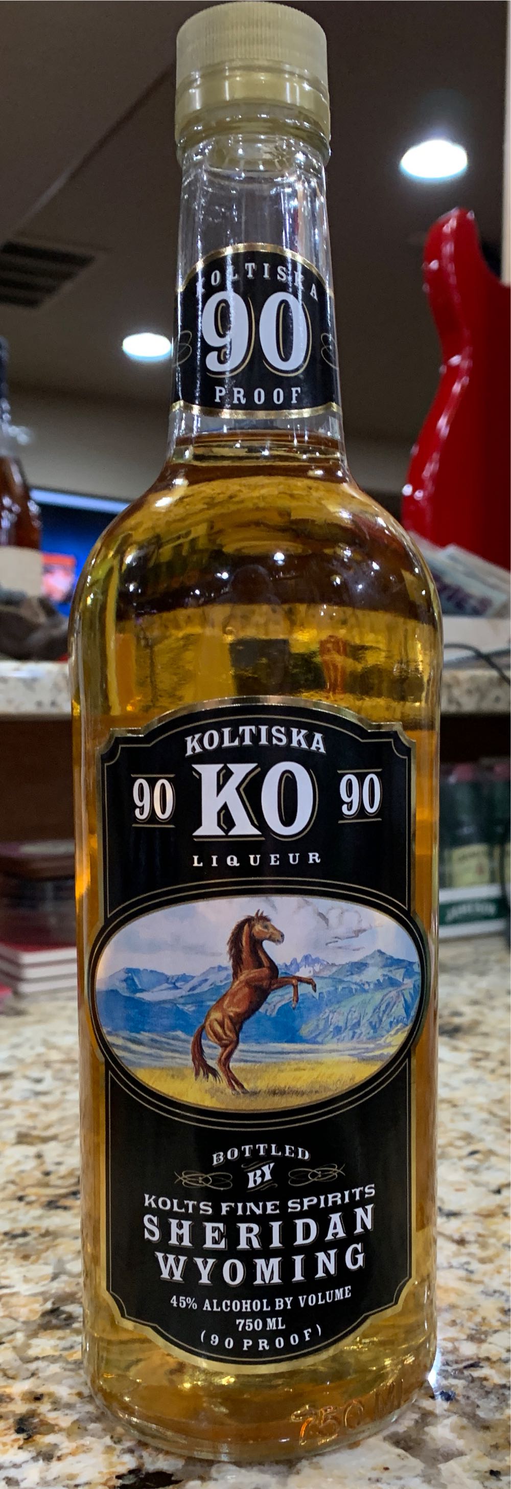 Koltiska KO 90 Liqueur - Koltiska Distillery (750 mL) alcohol collectible [Barcode 183403000294] - Main Image 1
