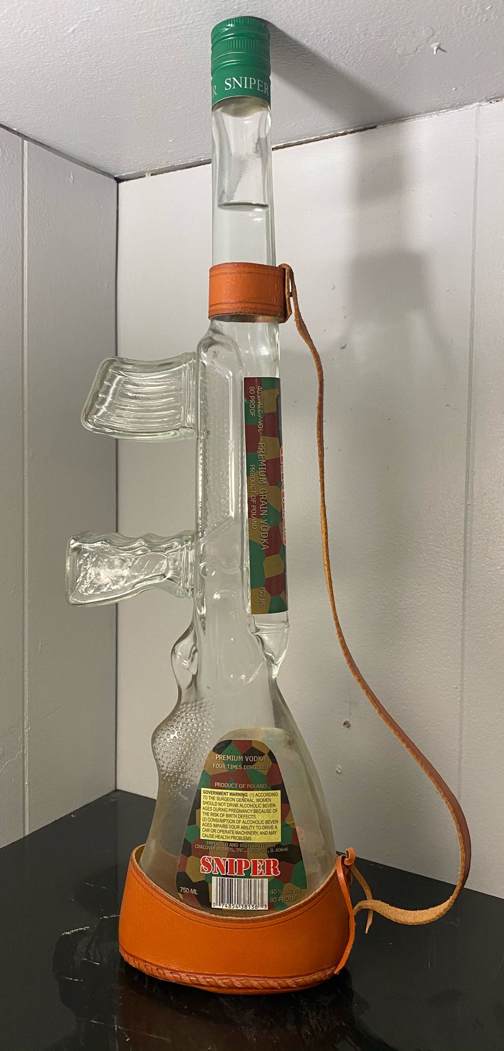 Sniper Vodka - Poland (750mL) alcohol collectible [Barcode 074854381363] - Main Image 2