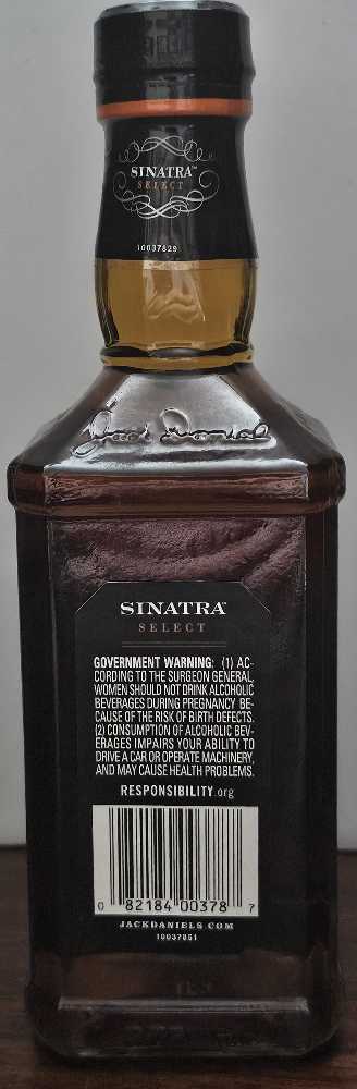 Sinatra Select - Jack Daniel Distillery (375 mL) alcohol collectible [Barcode 082184003787] - Main Image 3