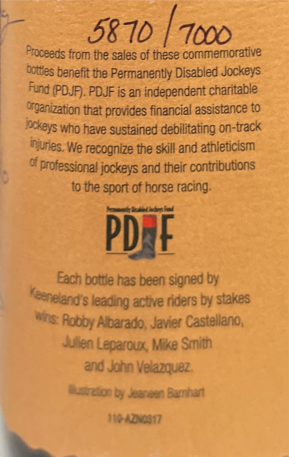 Maker’s Mark 2020 Keeneland Edition - Maker’s Mark Distillery (1 L) alcohol collectible [Barcode 085246501528] - Main Image 2