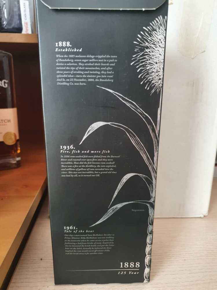 Bundaberg Distillers No3 - The Bundaberg Distilling Company (700 mL) alcohol collectible [Barcode 9310495078271] - Main Image 2