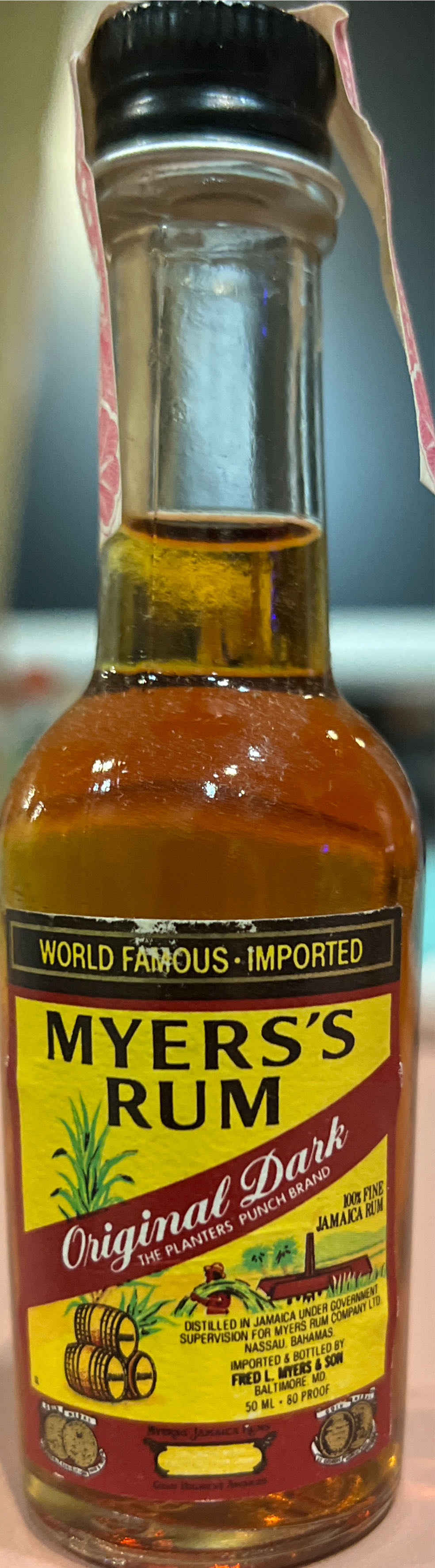 Myers’s Original Dark Rum - Myers’s (750 mL) alcohol collectible [Barcode 088004036546] - Main Image 2