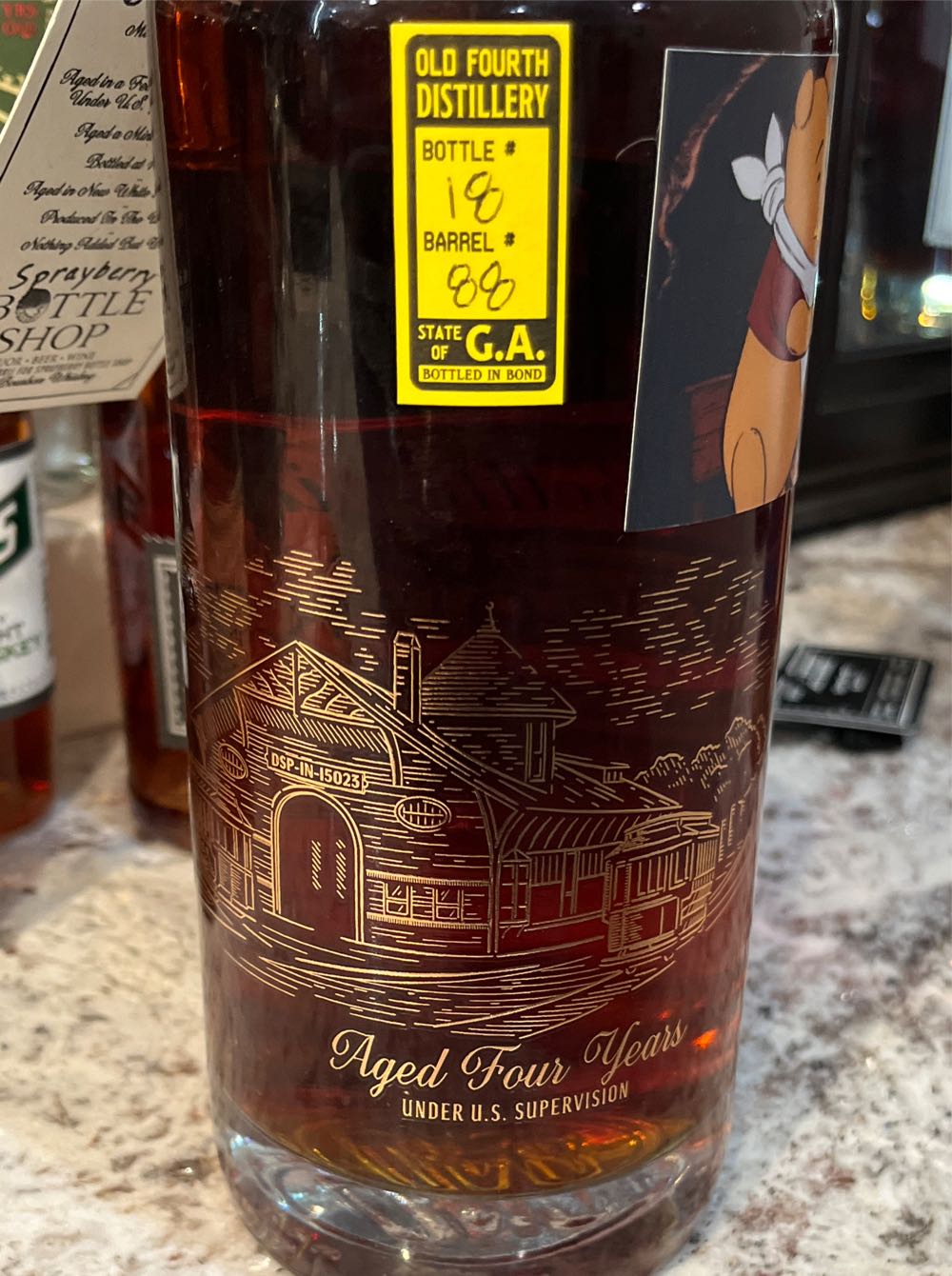 Old Fourth Distillery Bottled In Bond - Old Fourth Distillery (750 mL) alcohol collectible [Barcode 855118005061] - Main Image 3