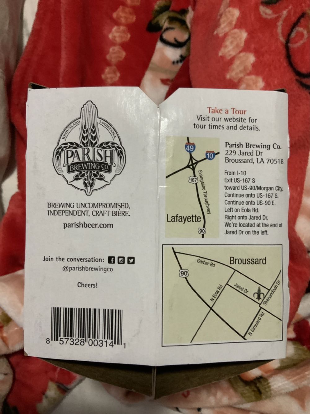 Ghost In The Machine - Parish Brewing Co (12 FL OZ) alcohol collectible [Barcode 857328003141] - Main Image 3