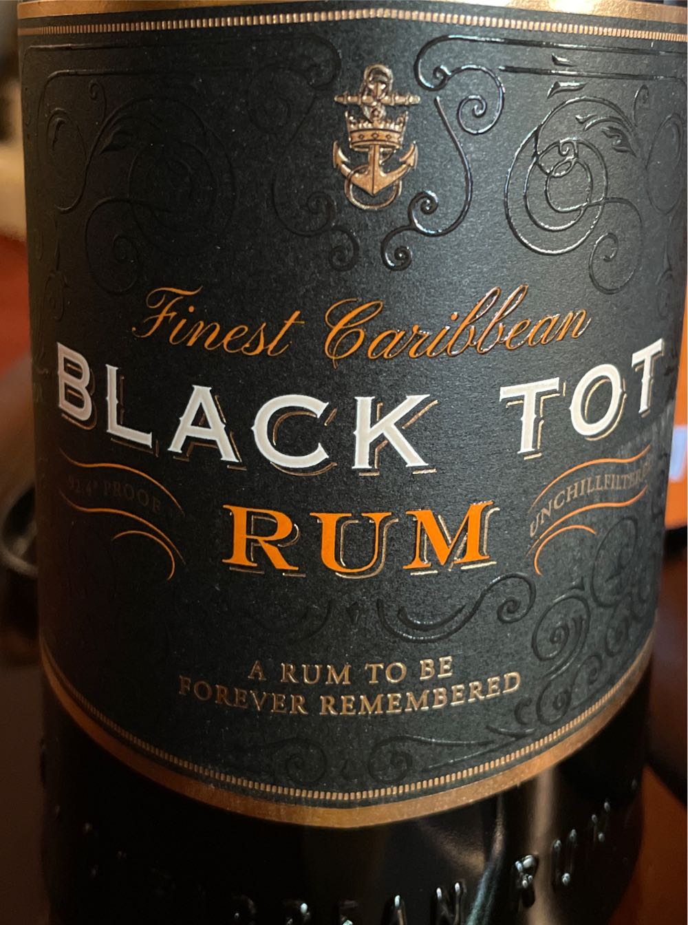 Black Tot Rum - Black Tot (Black Tot Rum) (700 mL) alcohol collectible [Barcode 892032300483] - Main Image 2