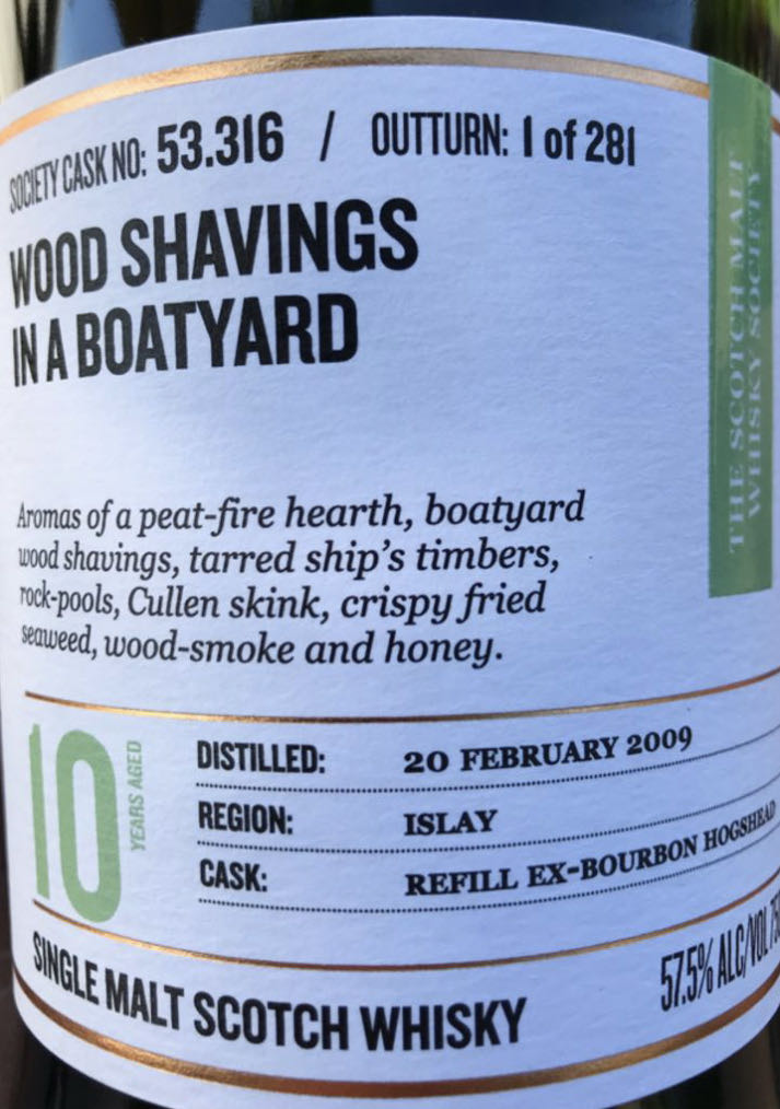 Society Cask No. 26.125