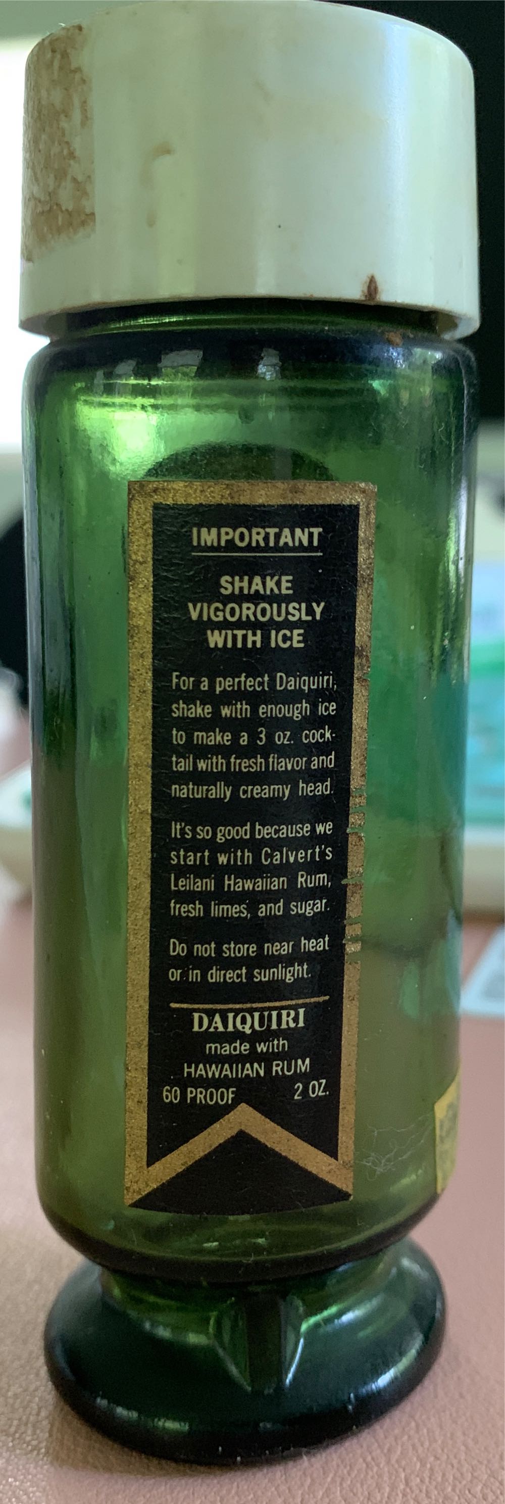 calvert daiquiri  alcohol collectible - Main Image 2