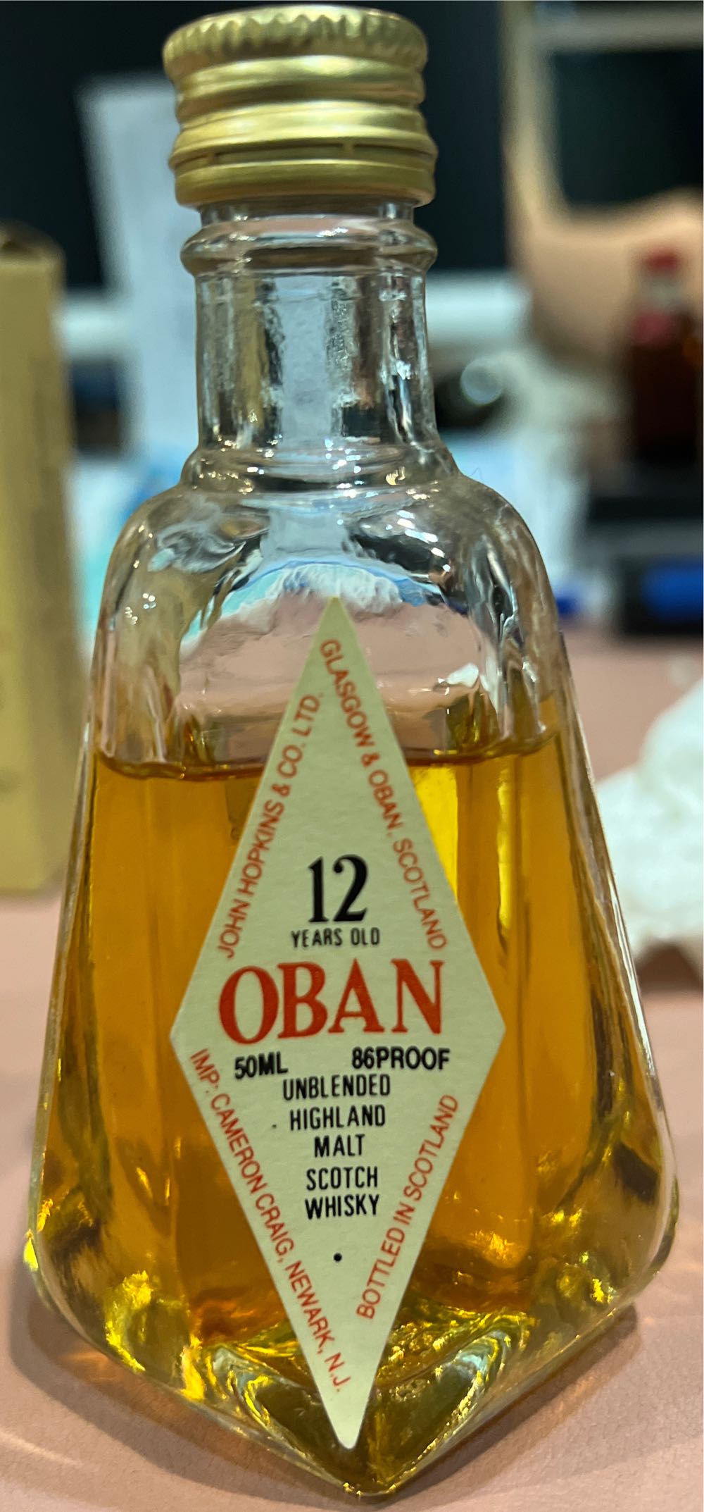 oban 12year  alcohol collectible - Main Image 2