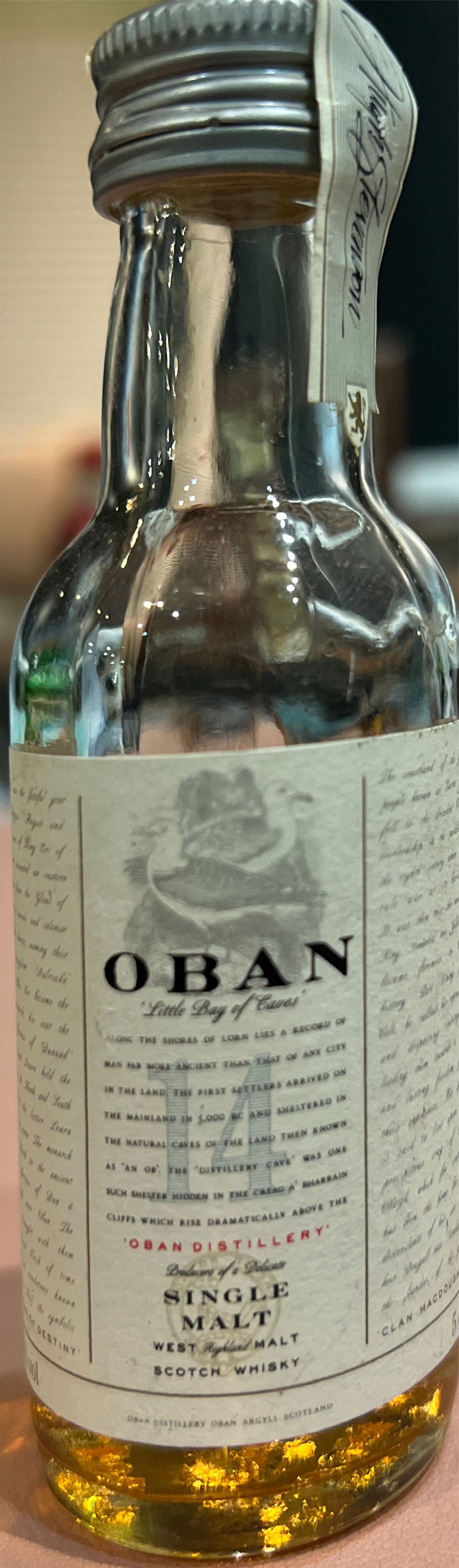 oban 12year  alcohol collectible - Main Image 3