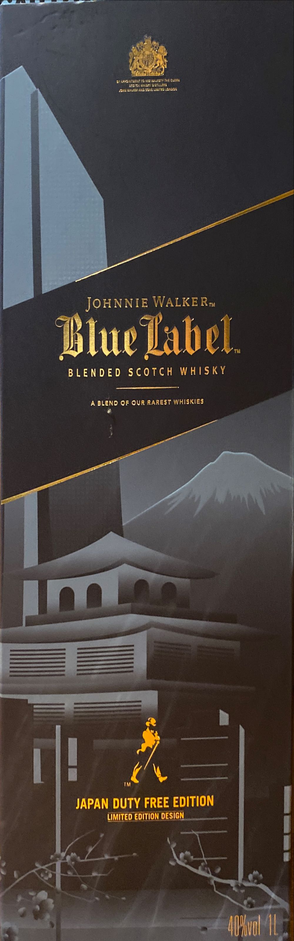 Johnnie Walker Blue Japan Duty Free Edition  alcohol collectible [Barcode 5000267131863] - Main Image 1