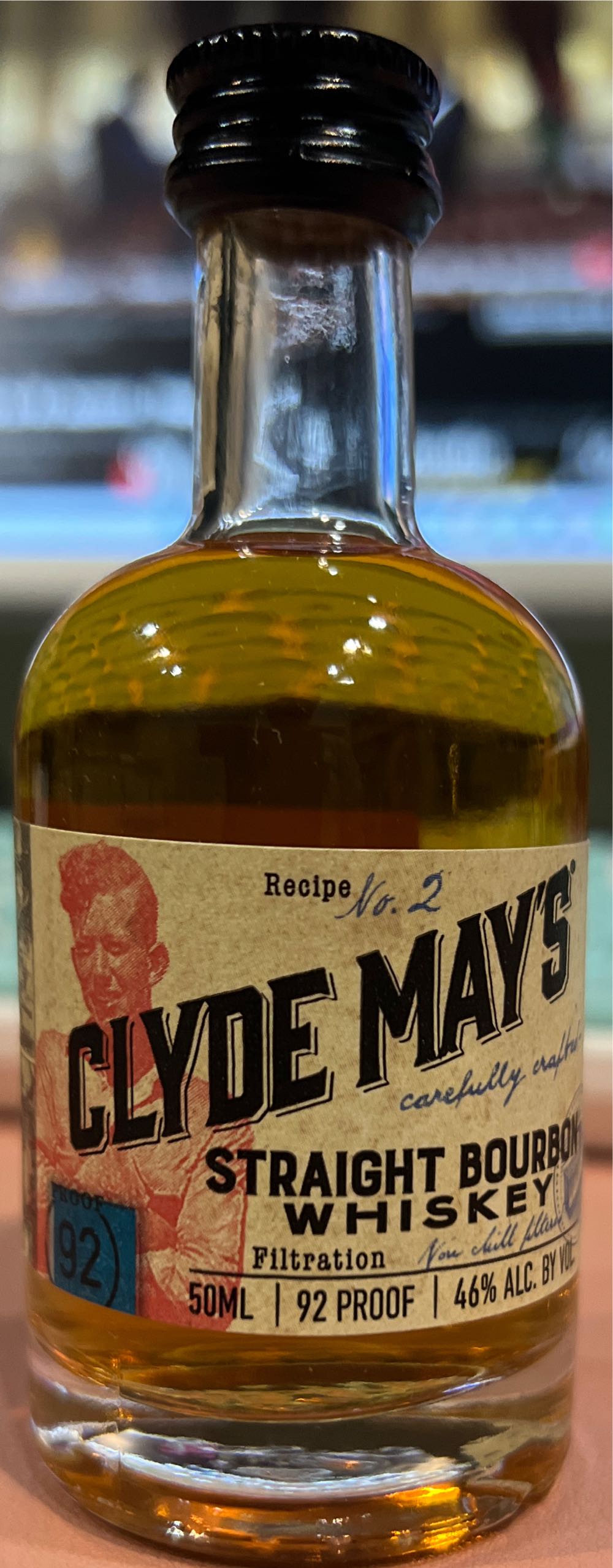 Clyde May’s Straight Bourbon Whiskey 50ml Kona Wine Market - Conecuh Ridge Distillery (50 mL) alcohol collectible [Barcode 736040544876] - Main Image 2