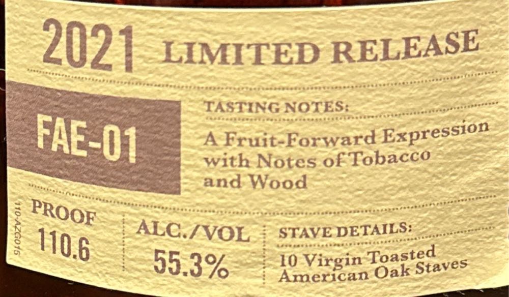 Maker’s Mark Wood Finishing Series - 2021 - FAE-01 - Maker’s Mark Distillery, Loretto, KY (750mL) alcohol collectible [Barcode 085246501795] - Main Image 3