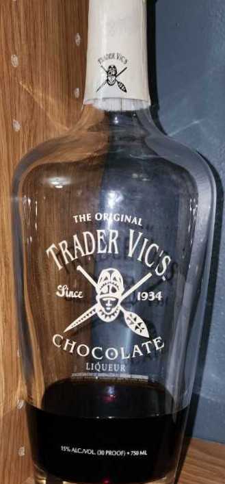 Trader Vic’s Chocolate Liqueur 750ml Wine & Spirits  (750 mL) alcohol collectible [Barcode 084279980539] - Main Image 2
