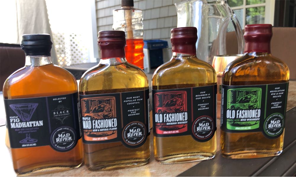 Mad River Old Fashioned Made With Rye Whiskey - Mad River Distillers (200 mL) alcohol collectible [Barcode 654367898710] - Main Image 2