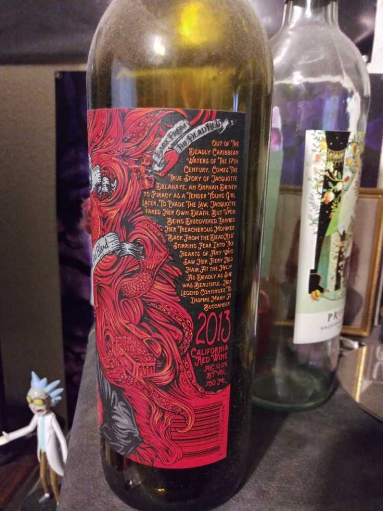 Back From The Dead Red  alcohol collectible [Barcode 852260004942] - Main Image 2