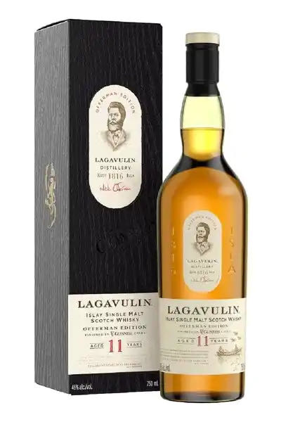 Lagavulin Offerman Edition Guinness Cask 11 Year - Lagavulin Distillery (750mL) alcohol collectible [Barcode 088076185647] - Main Image 1